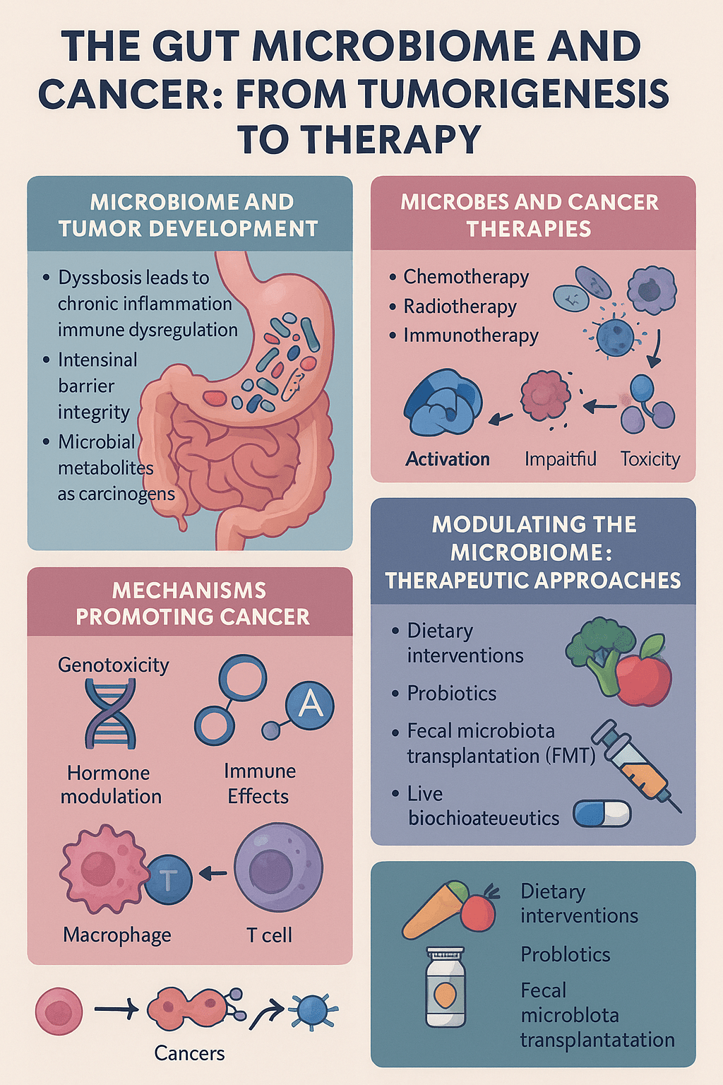 The Gut Microbiome and Cancer: From Tumorigenesis to&nbsp;Therapy”